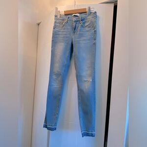 Zara Skinny Jeans- light blue size 4